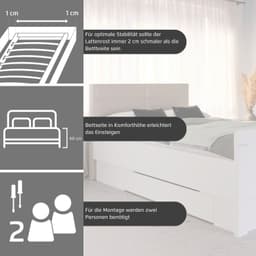 rauch Bett EVELYN | Holztöne