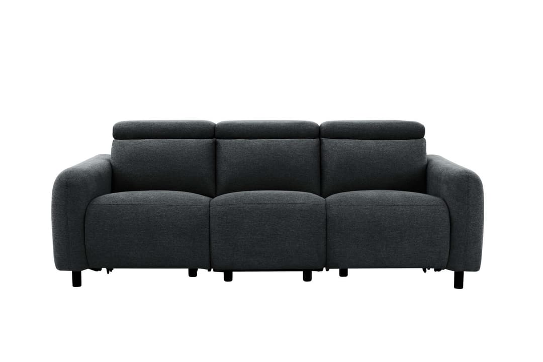 OTTO home 3-Sitzer SKAANE Struktur-Sofa | Grau