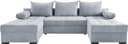 COLLECTION AB Wohnlandschaft Josy U-Form | Grau 2