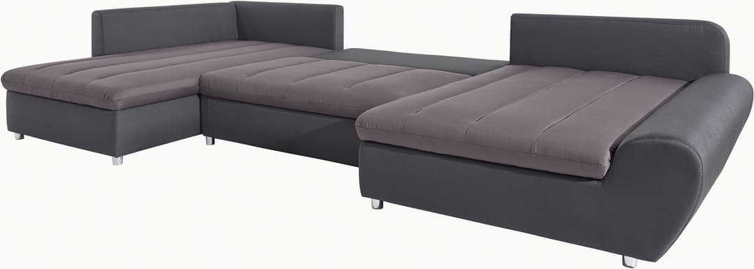 Wohnlandschaft Bandos U-Form | Grau