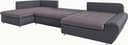 Wohnlandschaft Bandos U-Form | Grau 5