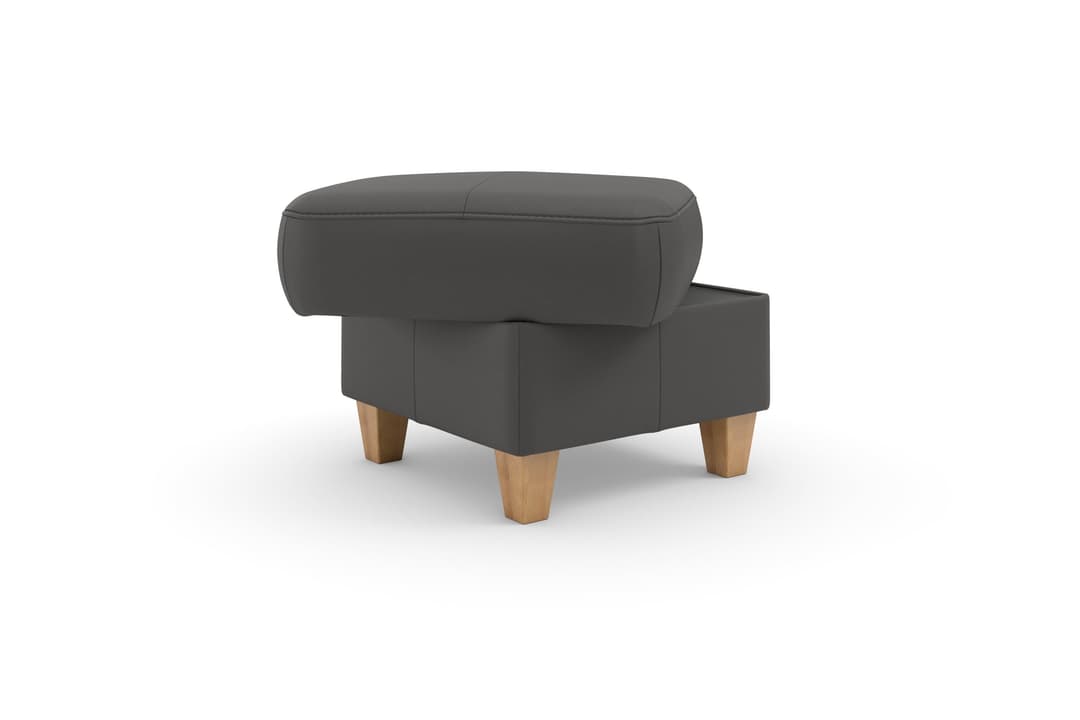 Home affaire Polsterhocker Palmera | Braun