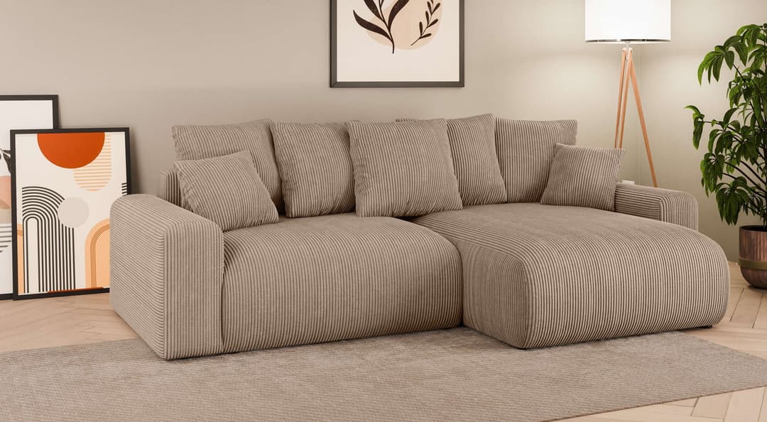 Home affaire Ecksofa LAKESIDE | Braun