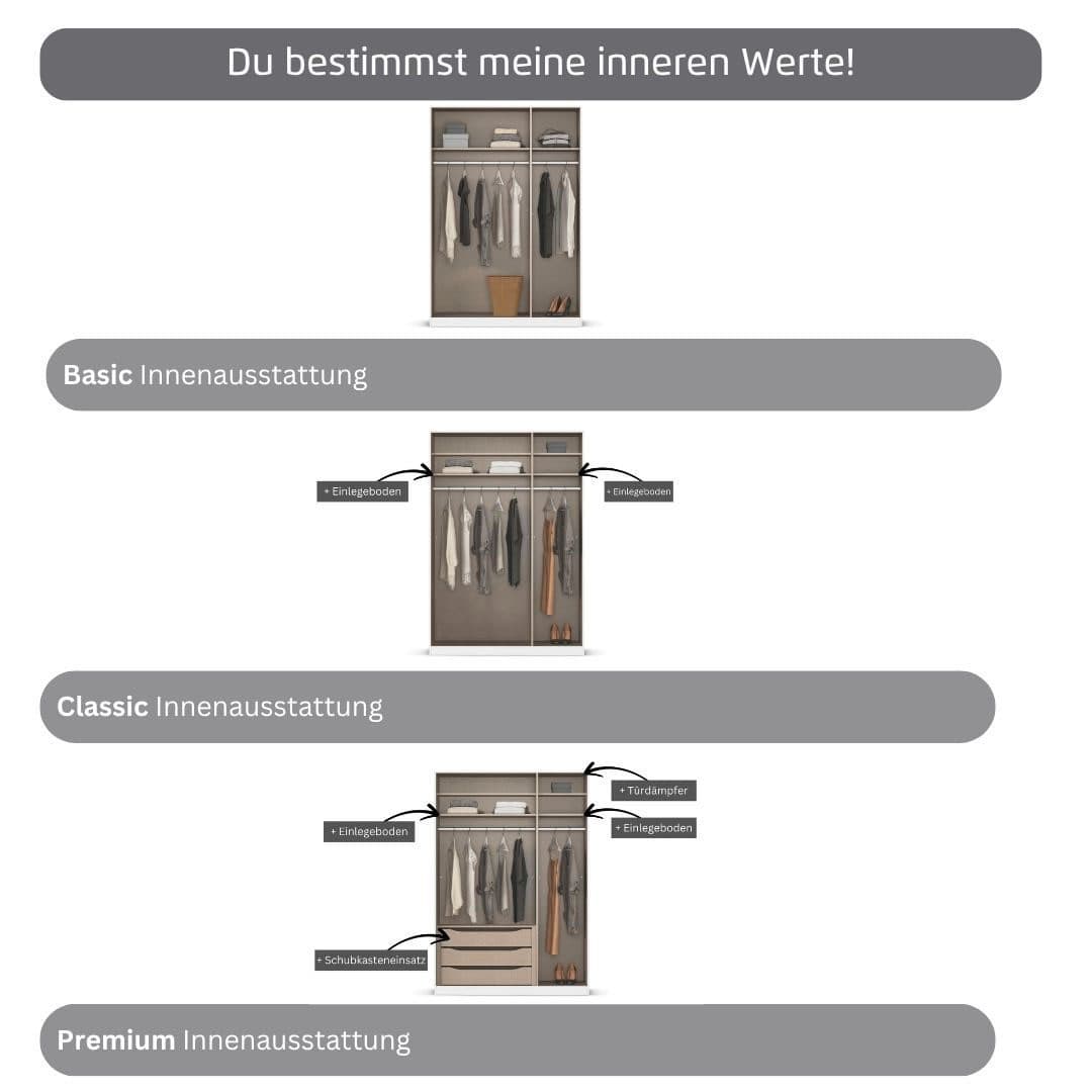rauch Kleiderschrank AVOLA | Weiß