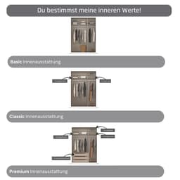 rauch Kleiderschrank AVOLA | Weiß