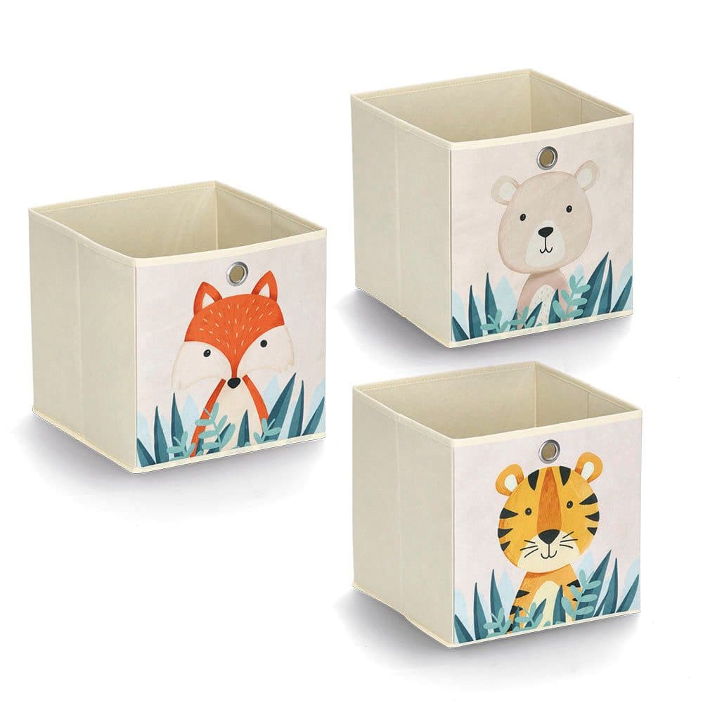 Zeller Present Aufbewahrungsbox Animals | Beige