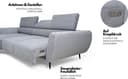 WERK2 Ecksofa Alisson | Grau 3