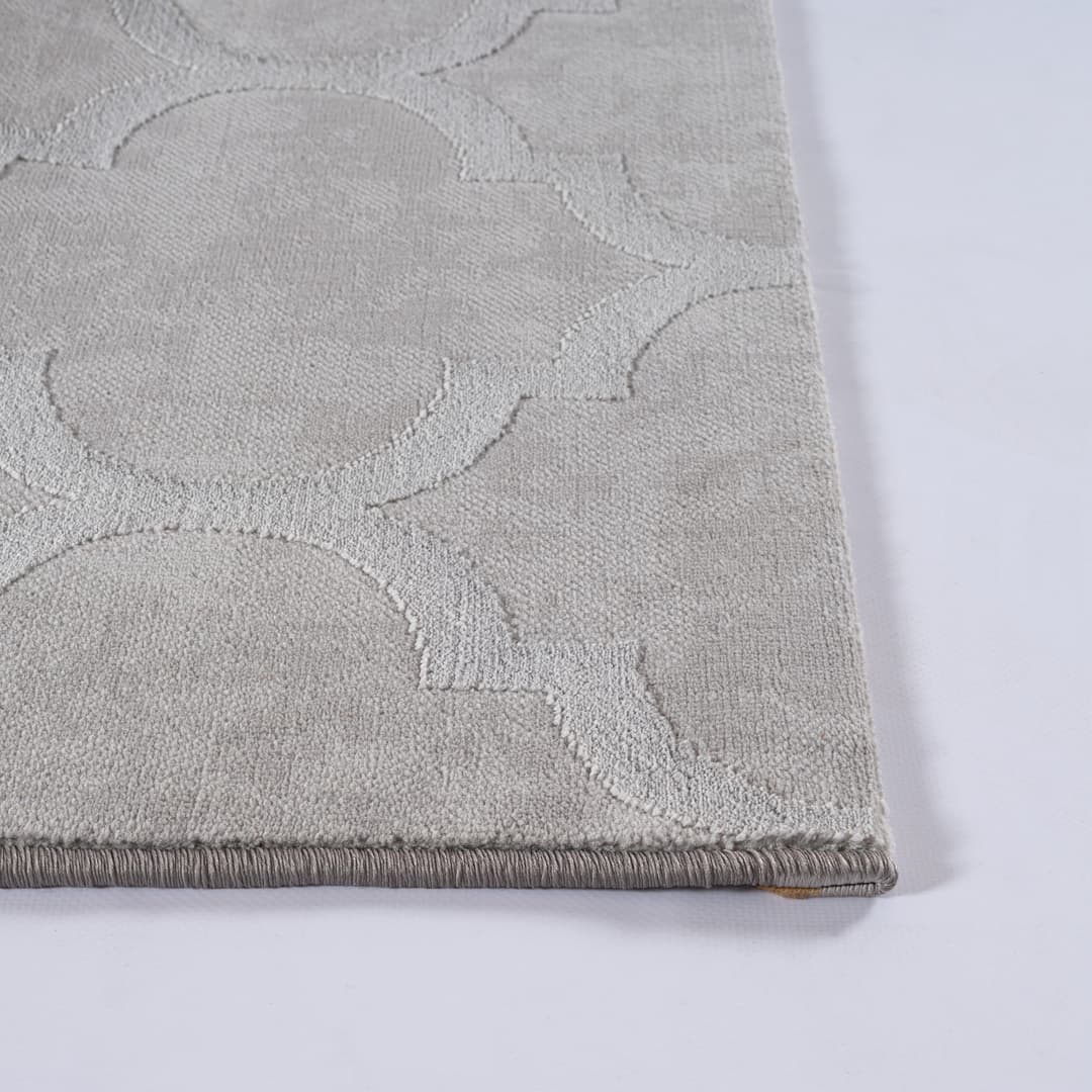 the carpet Teppich Knight | Grau