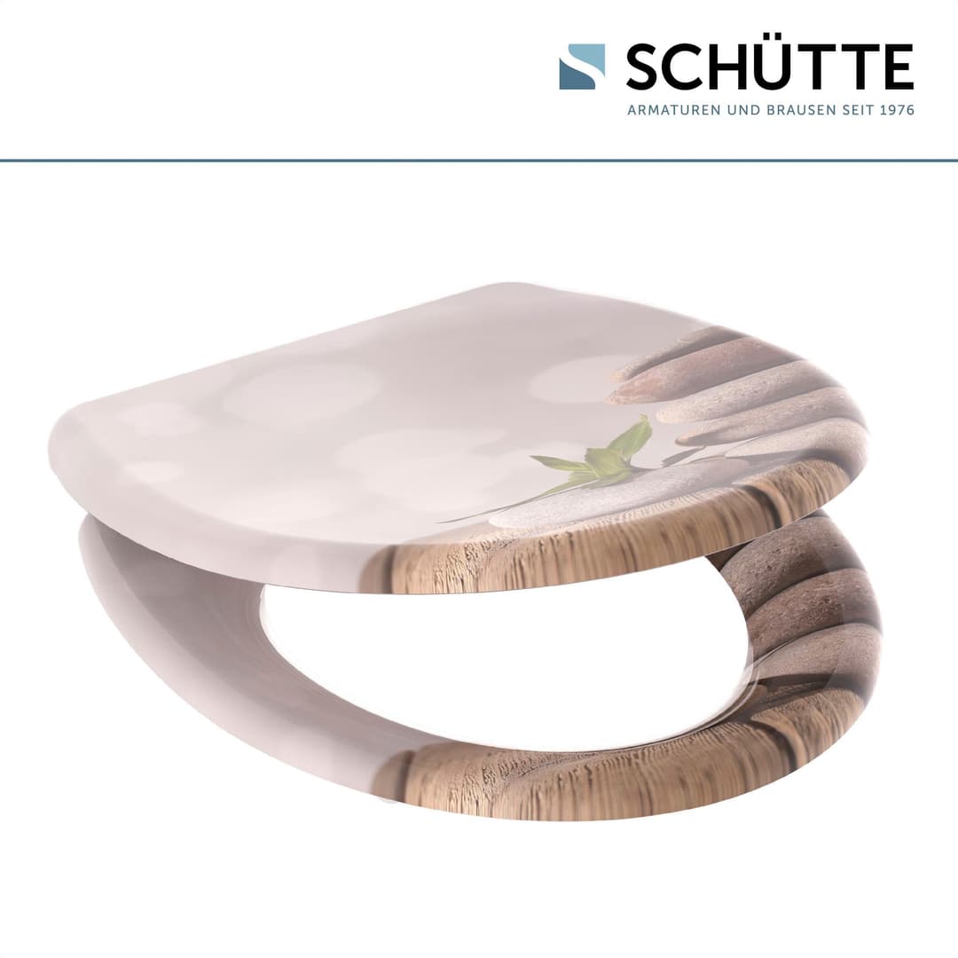 Schütte STONE PYRAMID WC-Sitz | Mehrfarbig