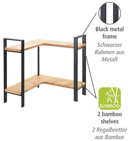 WENKO Küchenregal Lou | Braun