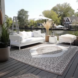 ELLE DECORATION Teppich Meekly Wendeteppich | Beige