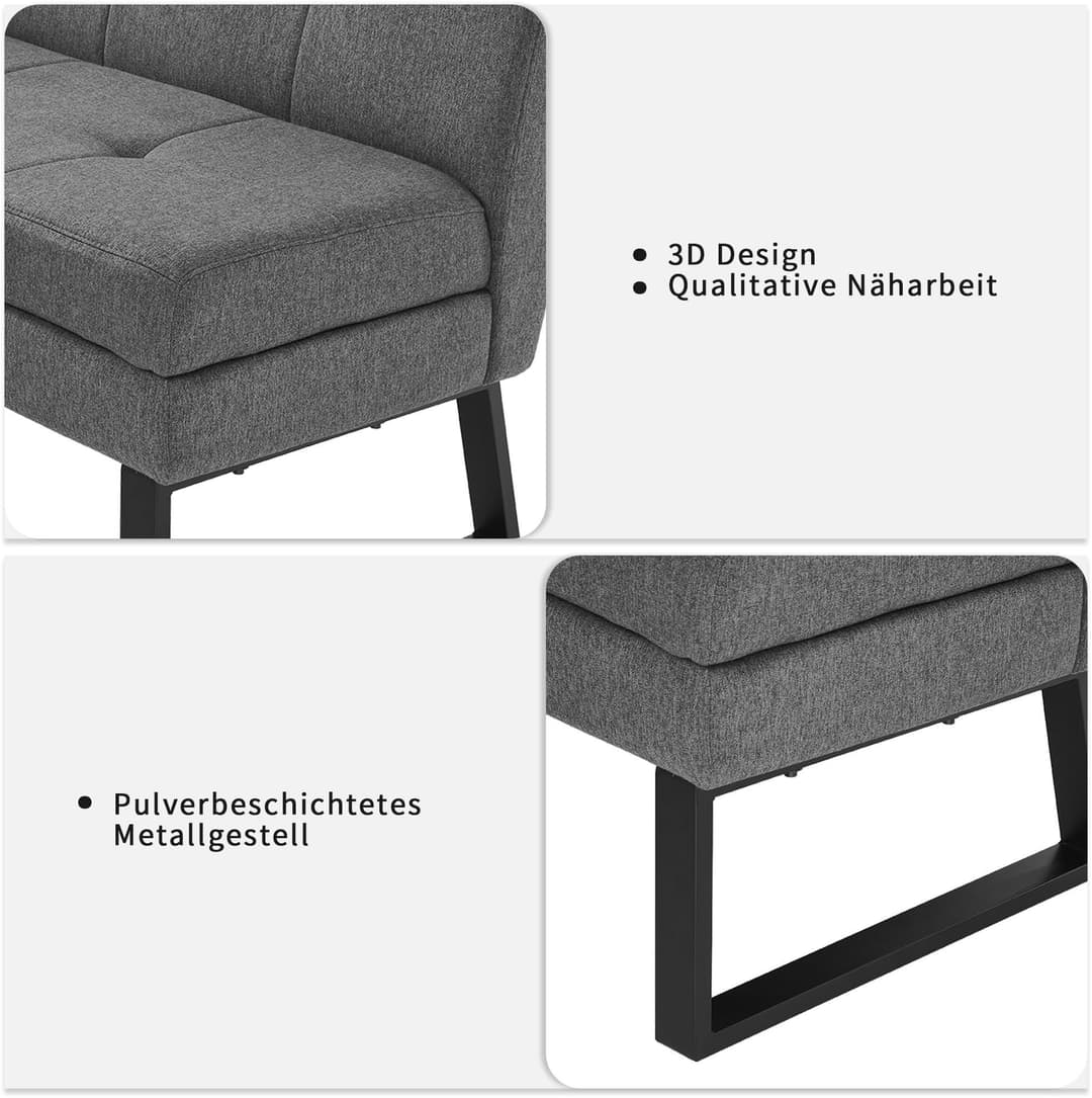 OTTO home Eckbankgruppe Geranie | Grau