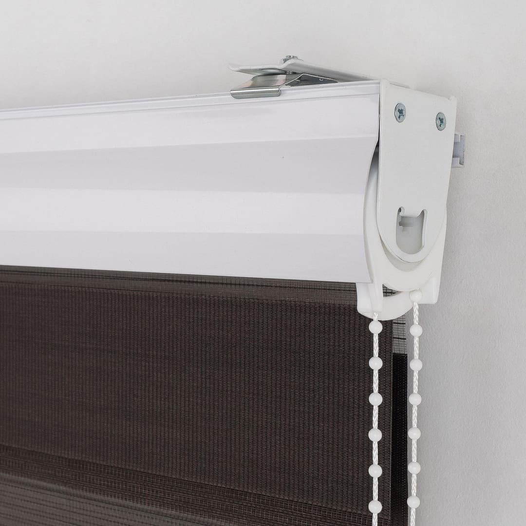 Doppelrollo Duo-Rollo mit Blende | Braun