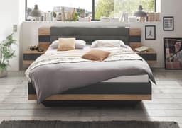 Schlafkontor Bettgestell Linea | Grau
