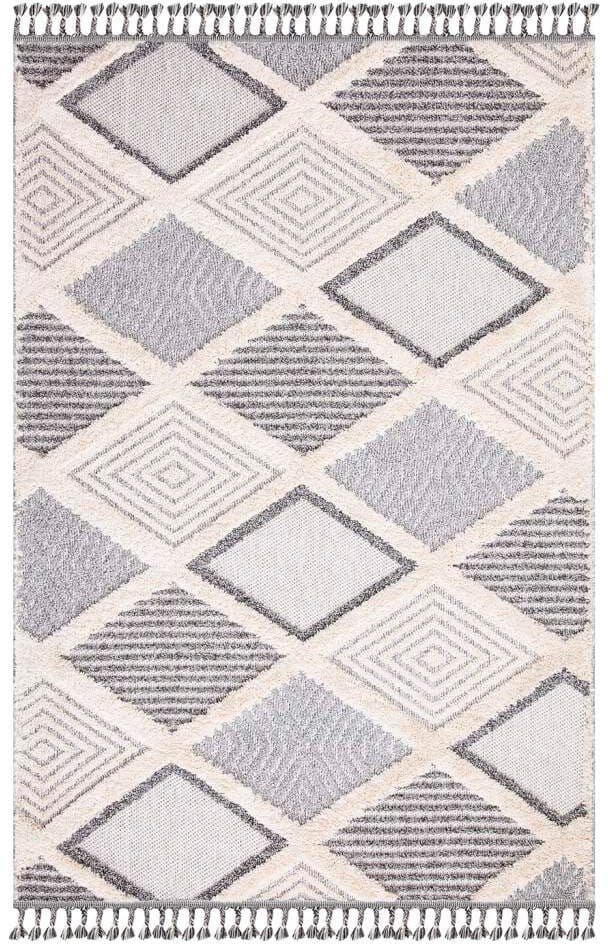 Carpet City Hochflor-Teppich Valencia 731 | Grau