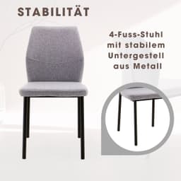 OTTO home Esszimmerstuhl Lumos | Grau