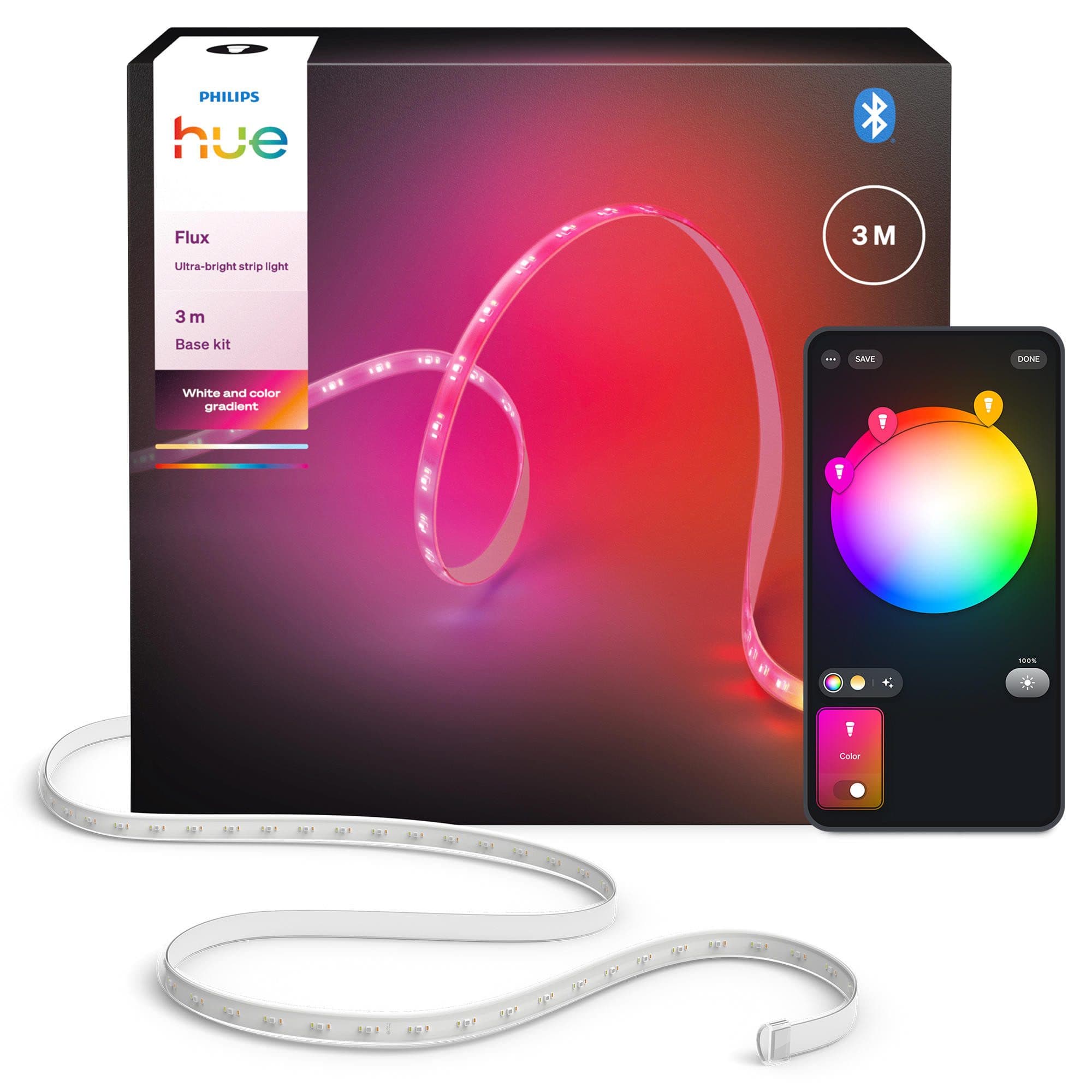 Philips Hue Flux Ultra Bright Gradient Lightstrip | Weiß