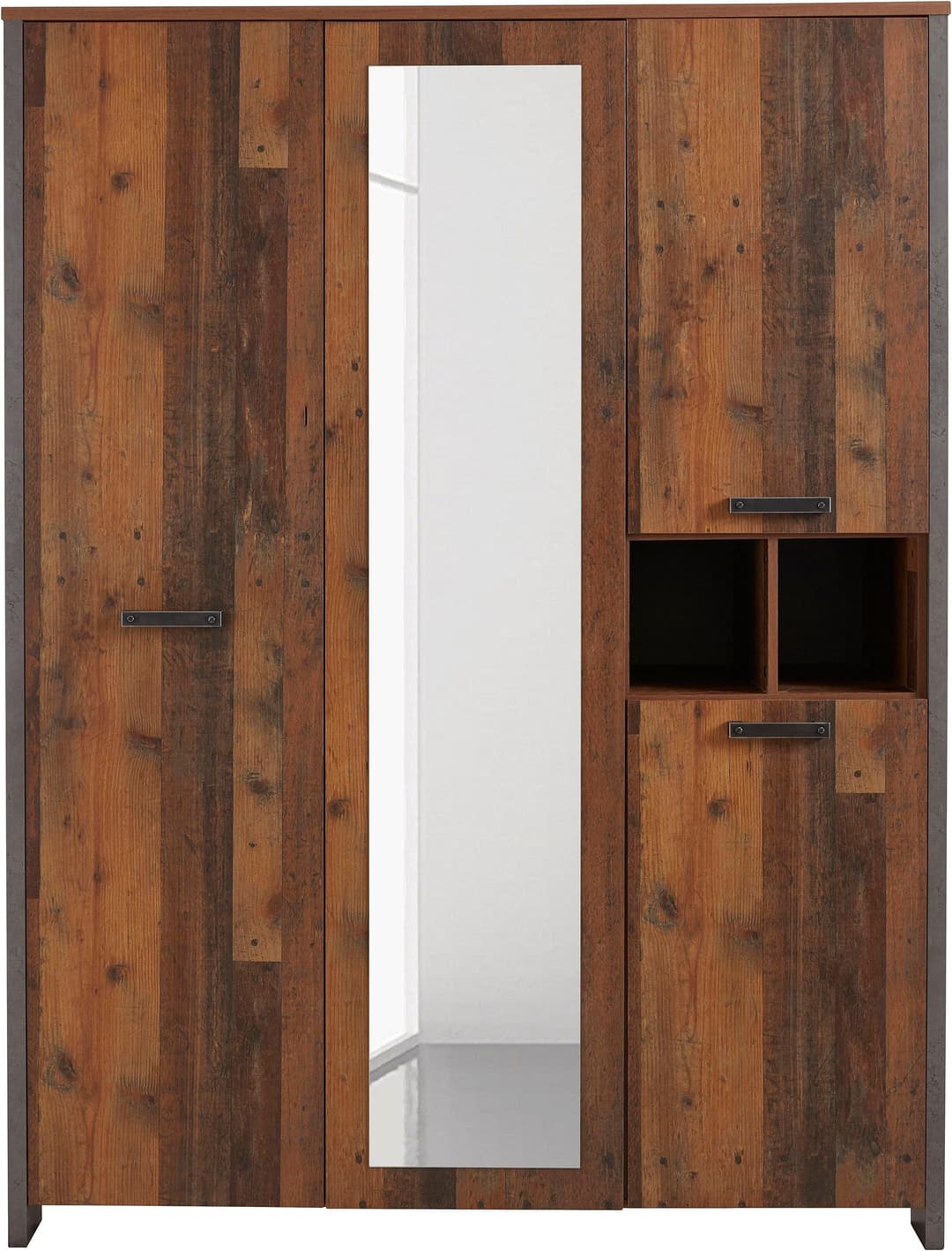 FORTE Kleiderschrank Clif | Grau