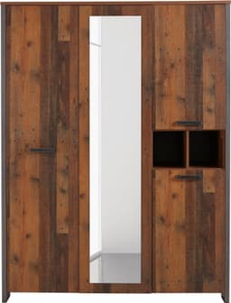 FORTE Kleiderschrank Clif | Grau