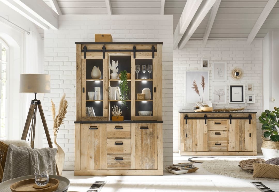 Home affaire Buffet SHERWOOD | Holztöne