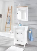 welltime Spiegelschrank Sylt/ Rügen/ Modern | Weiß 2