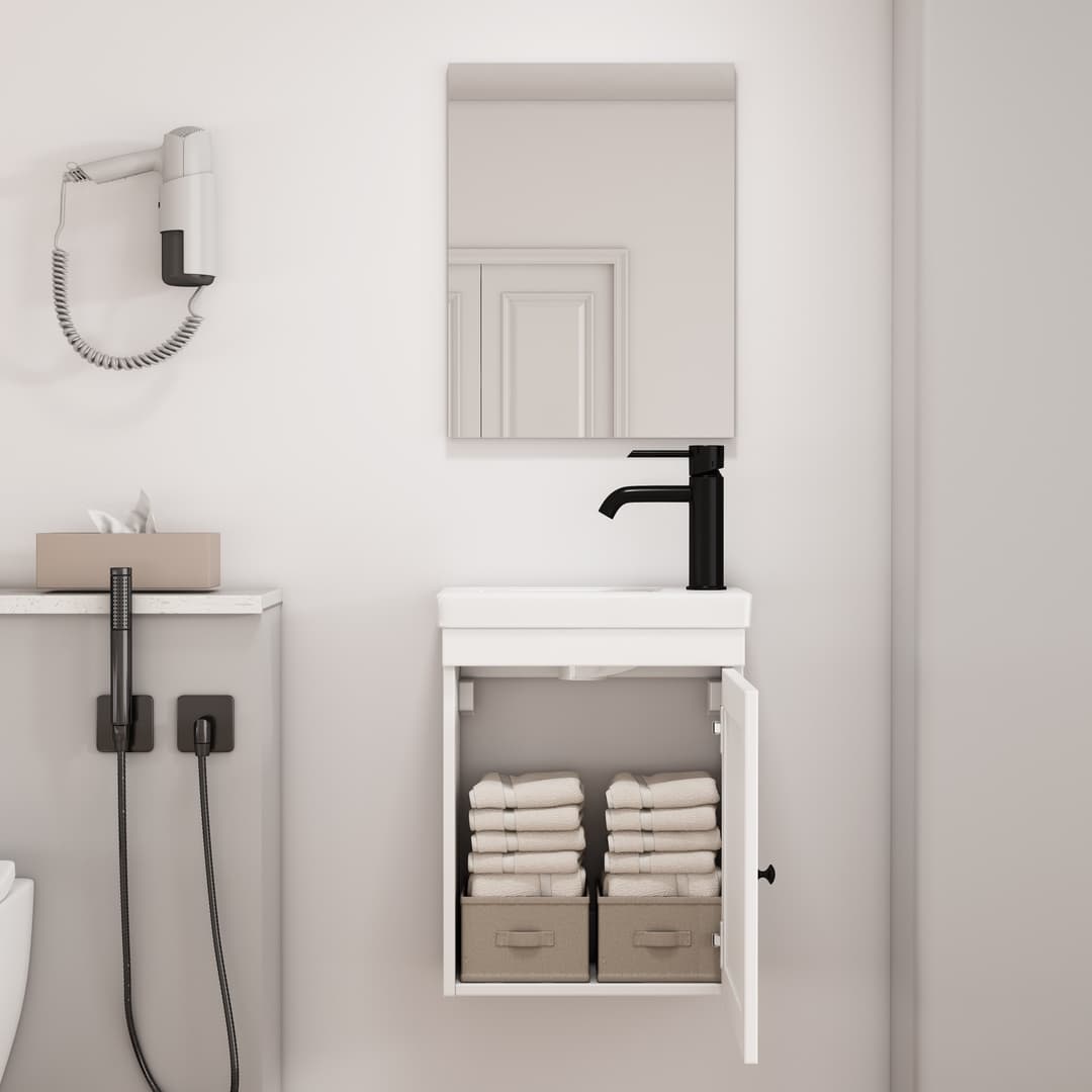 welltime Badezimmer-Set Antwerpen | Weiß