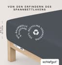 Schlafgut Spannbettlaken PURE | Grau