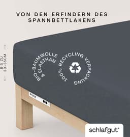 Schlafgut Spannbettlaken PURE | Grau