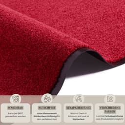 HANSE Home Fußmatte Wash & Clean | Rot