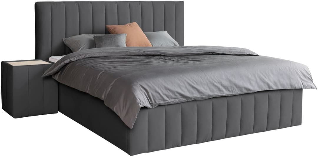 Home affaire Polsterbett Effy | Schwarz