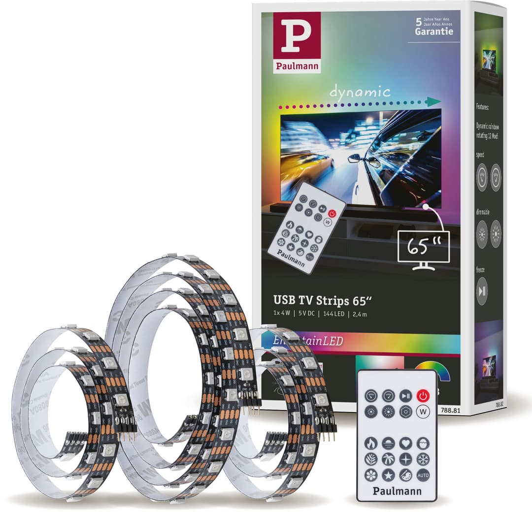 Paulmann USB LED Strip | Schwarz