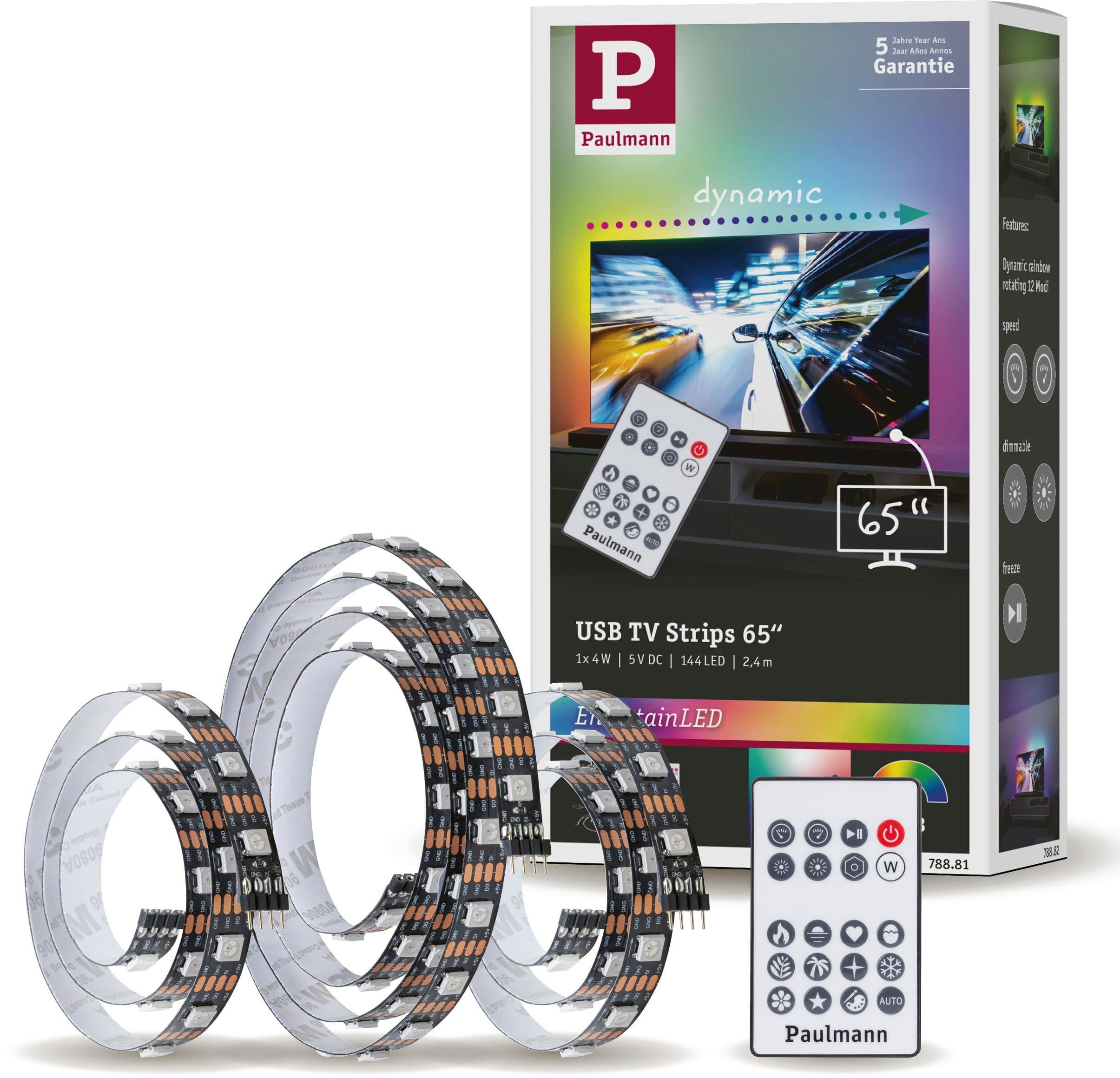 Paulmann USB LED Strip | Schwarz
