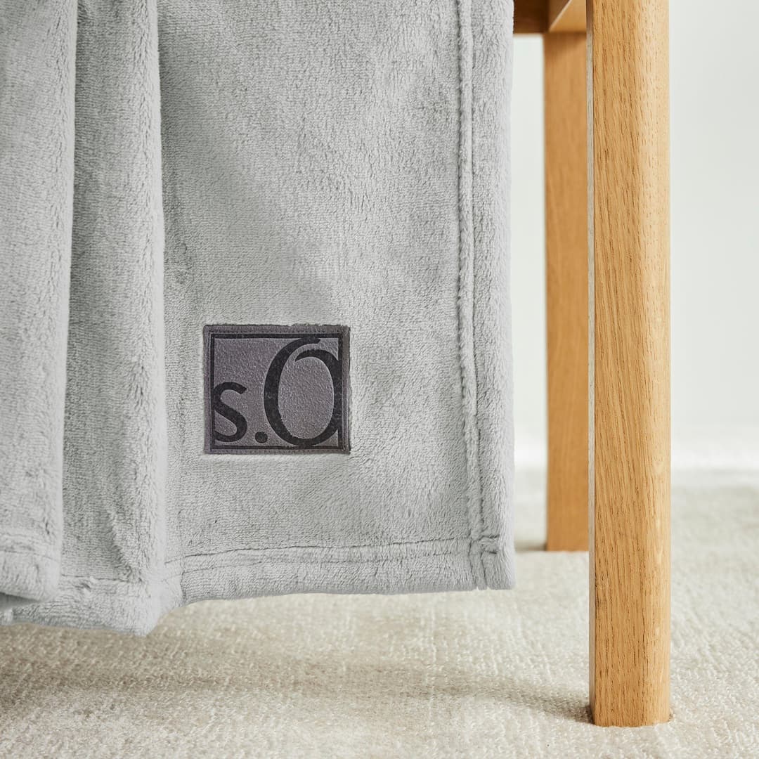 Wohndecke s.Oliver Kuschelsoft | Grau