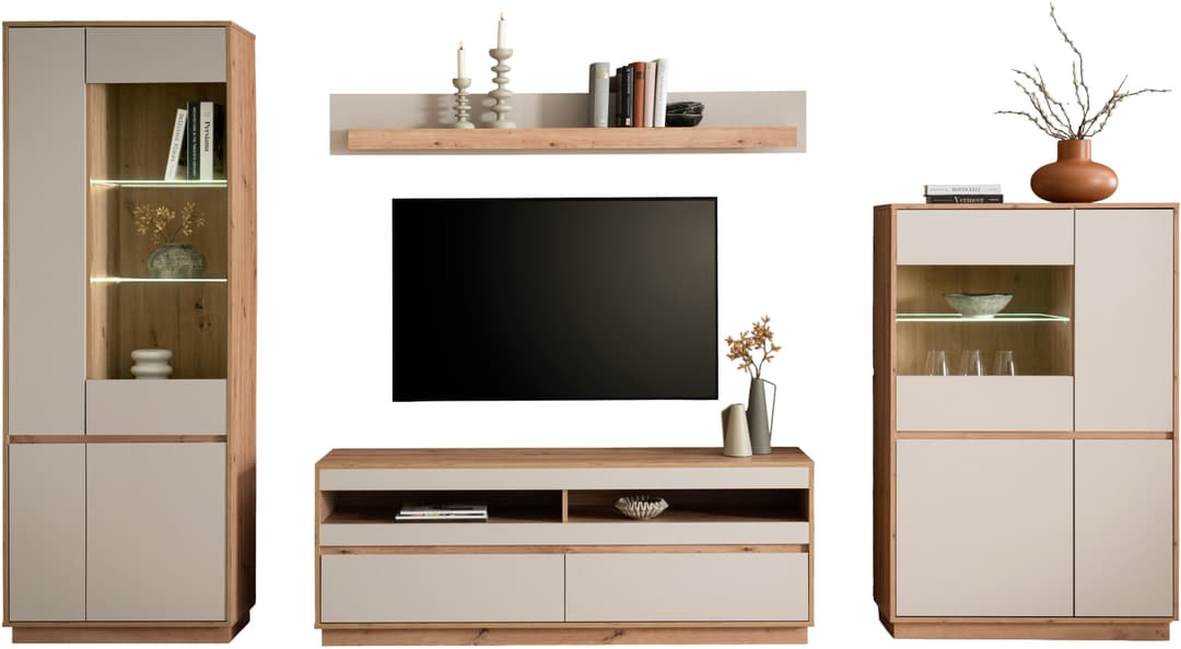 Home affaire Wohnwand Sonora | Braun