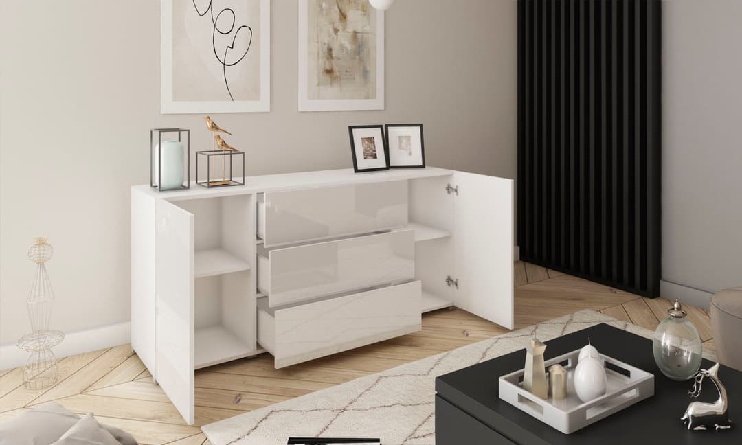 Home affaire Sideboard BERLIN | Weiß