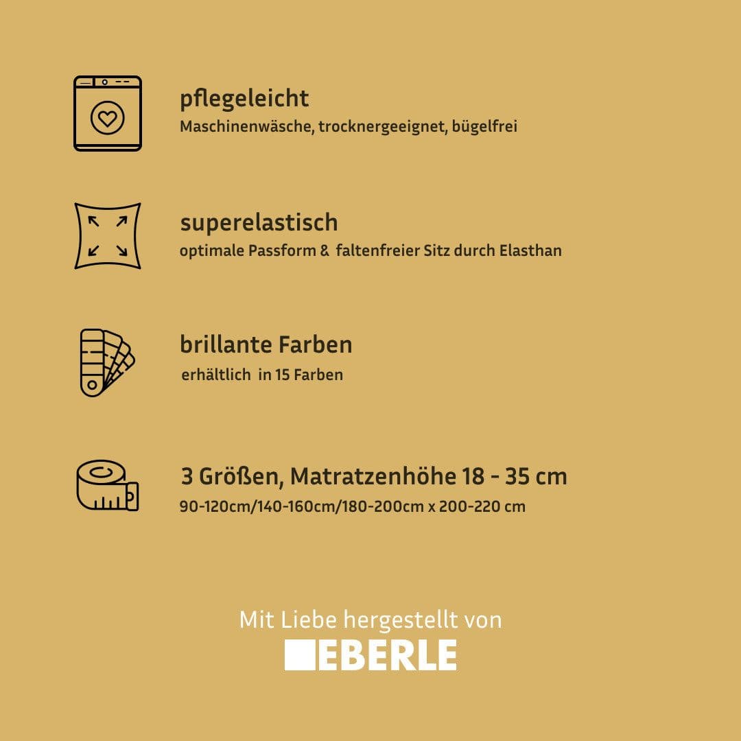 bellana deluxe Spannbettlaken | Beige