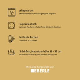 bellana deluxe Spannbettlaken | Beige