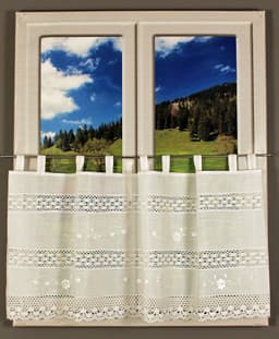 HOSSNER - ART OF HOME DECO Querbehang Drachensee | Beige