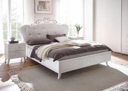 Home affaire Polsterbett Tivoli | Weiß