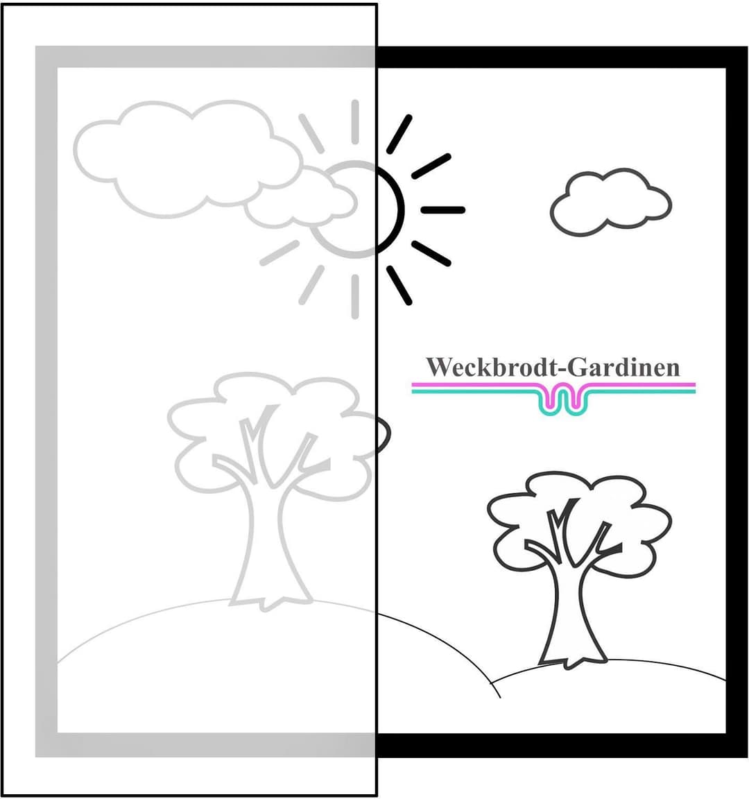 Weckbrodt Gardine Isabella | Weiß