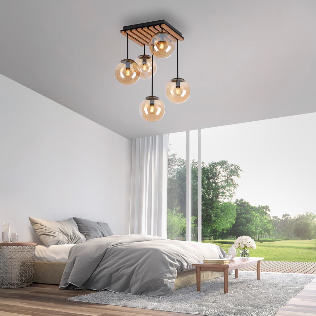 OTTO home Deckenleuchte Evinnia | Braun