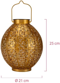 Pauleen LED Solarleuchte Sunshine Aura | Gold