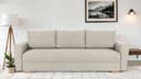 Home affaire MAGHERA 3-Sitzer Schlafsofa | Beige