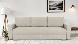 Home affaire MAGHERA 3-Sitzer Schlafsofa | Beige