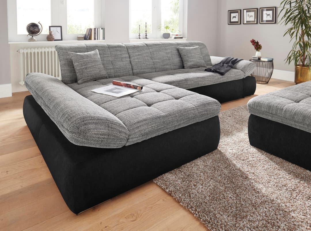 DOMO collection Ecksofa PB Moric | Mehrfarbig