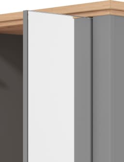 Home affaire Garderobenschrank Valencia | Grau