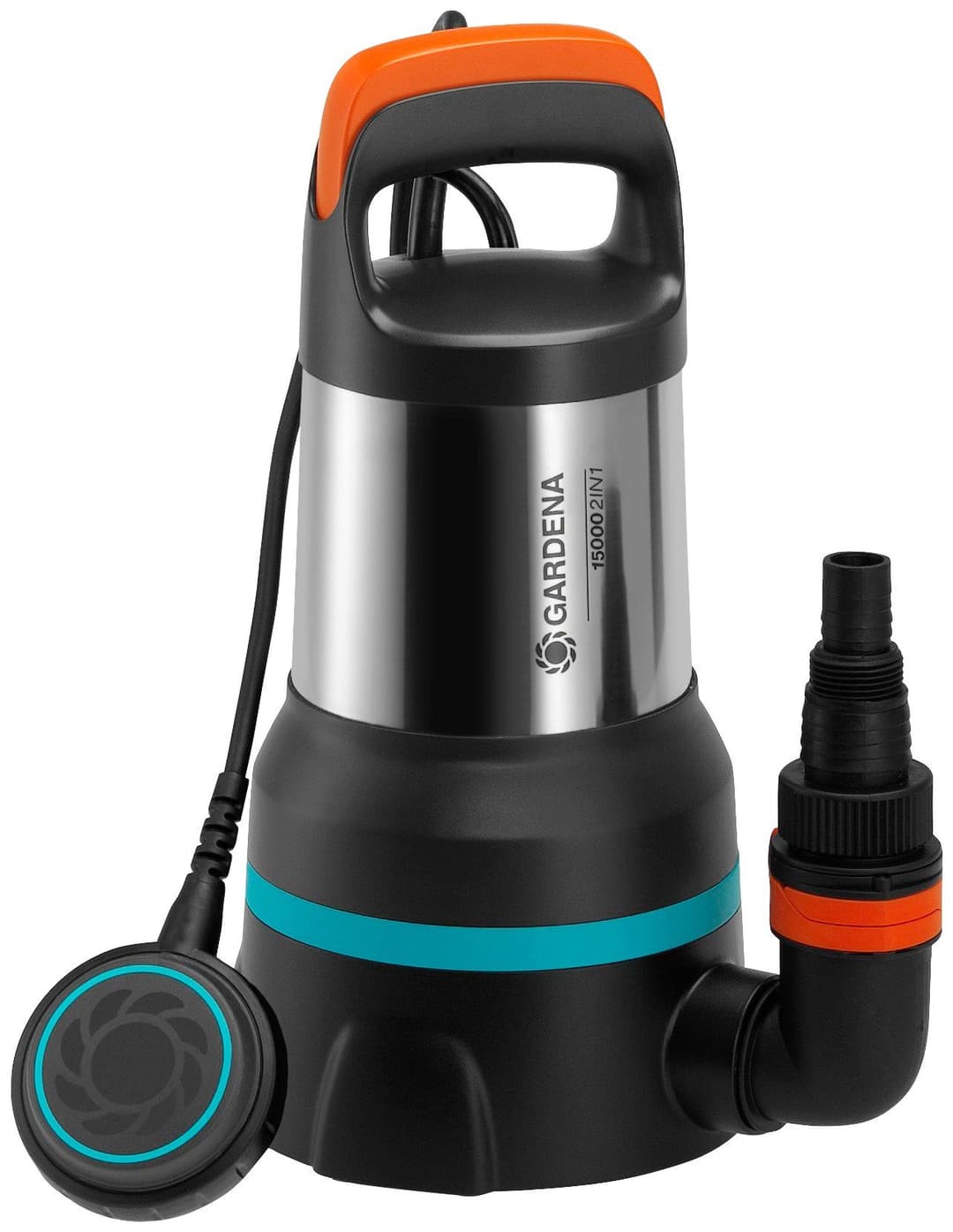 GARDENA Tauchpumpe Klar-/Schmutzwasser 15000 | Grau