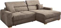 Jockenhöfer Gruppe Ecksofa Slider L-Form | Braun