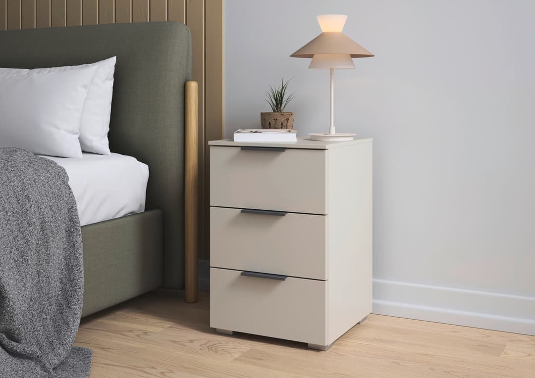 OTTO home AGORDO Nachtkommode | Beige