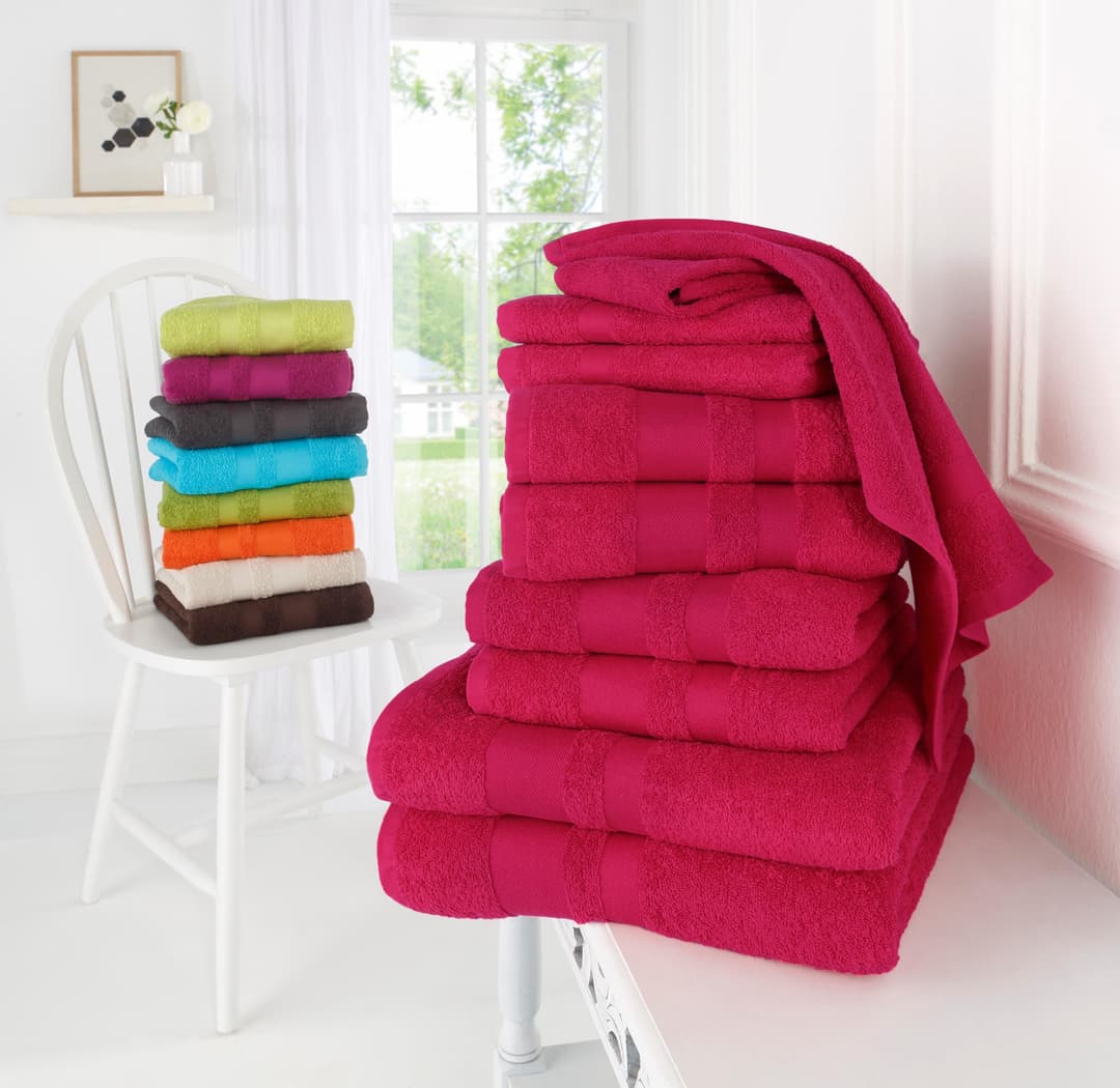 OTTO home Handtuch Set Vanessa | Rot